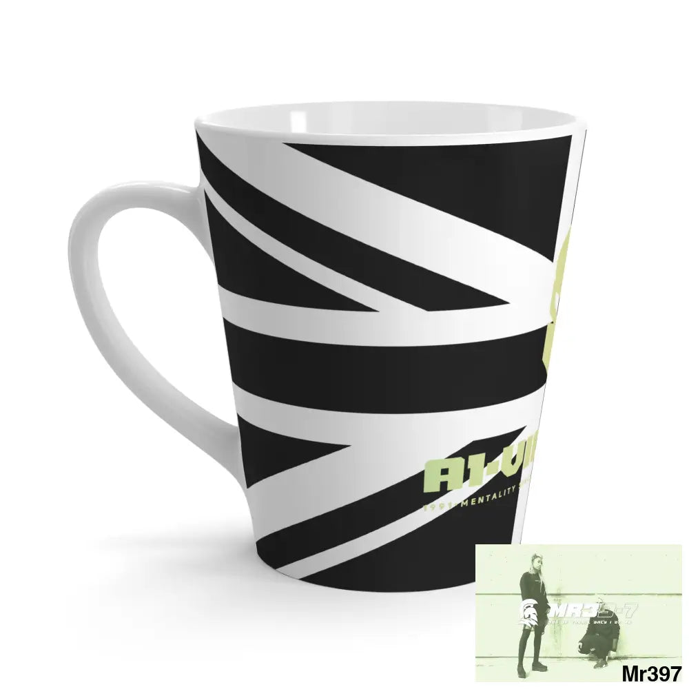 Great Britain Black flag A1-Vigilante Latte Mug 12oz Mug