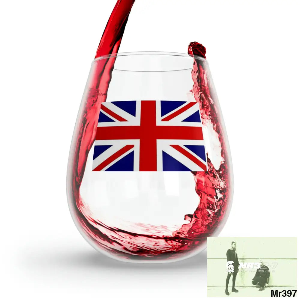 Great Britain Stemless Wine Glass 11.75oz 11.75oz Mug