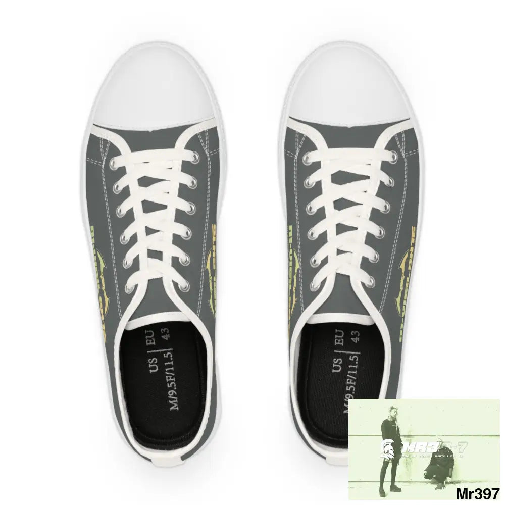Grey A1-Vigilante Men’s Low Top Sneakers Shoes