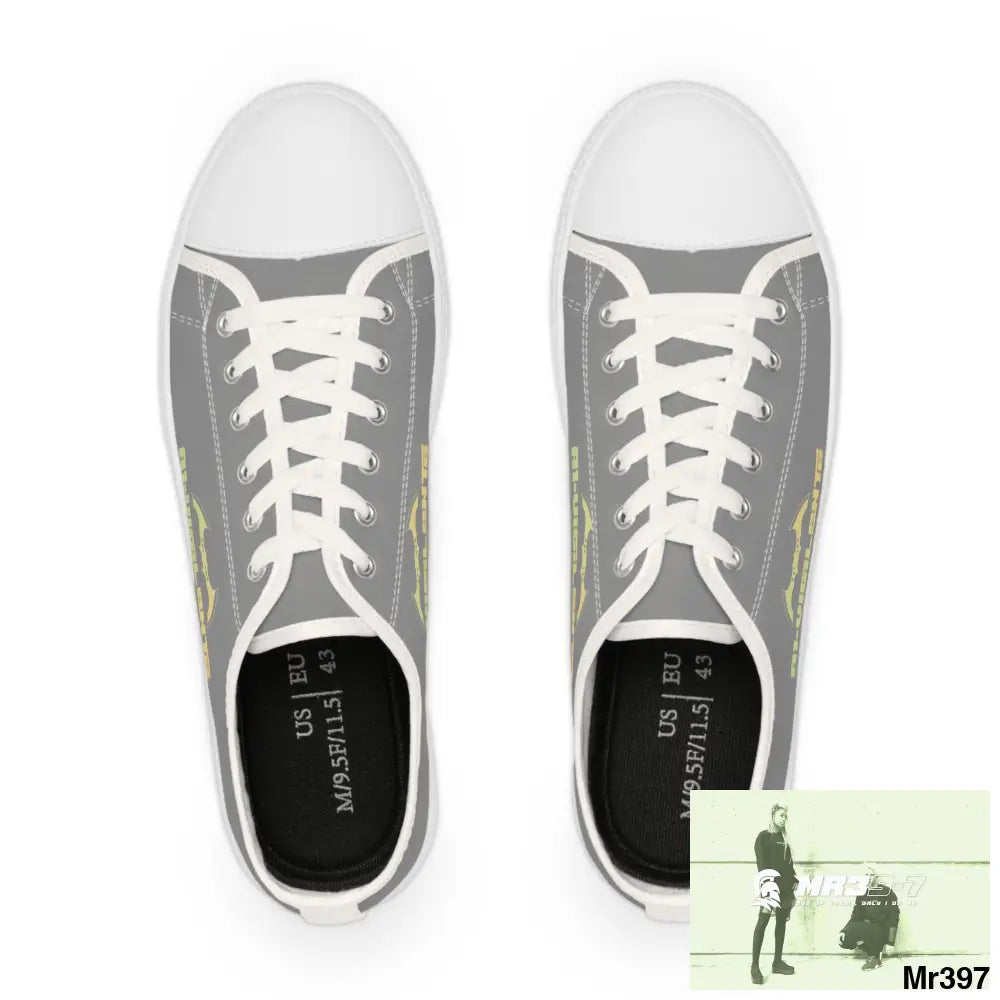 Grey A1-Vigilante Men’s Low Top Sneakers Shoes