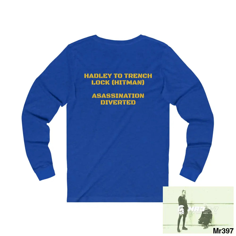 Hadley to Trench lock attempted hit Unisex Jersey Long Sleeve Tee Long-sleeve