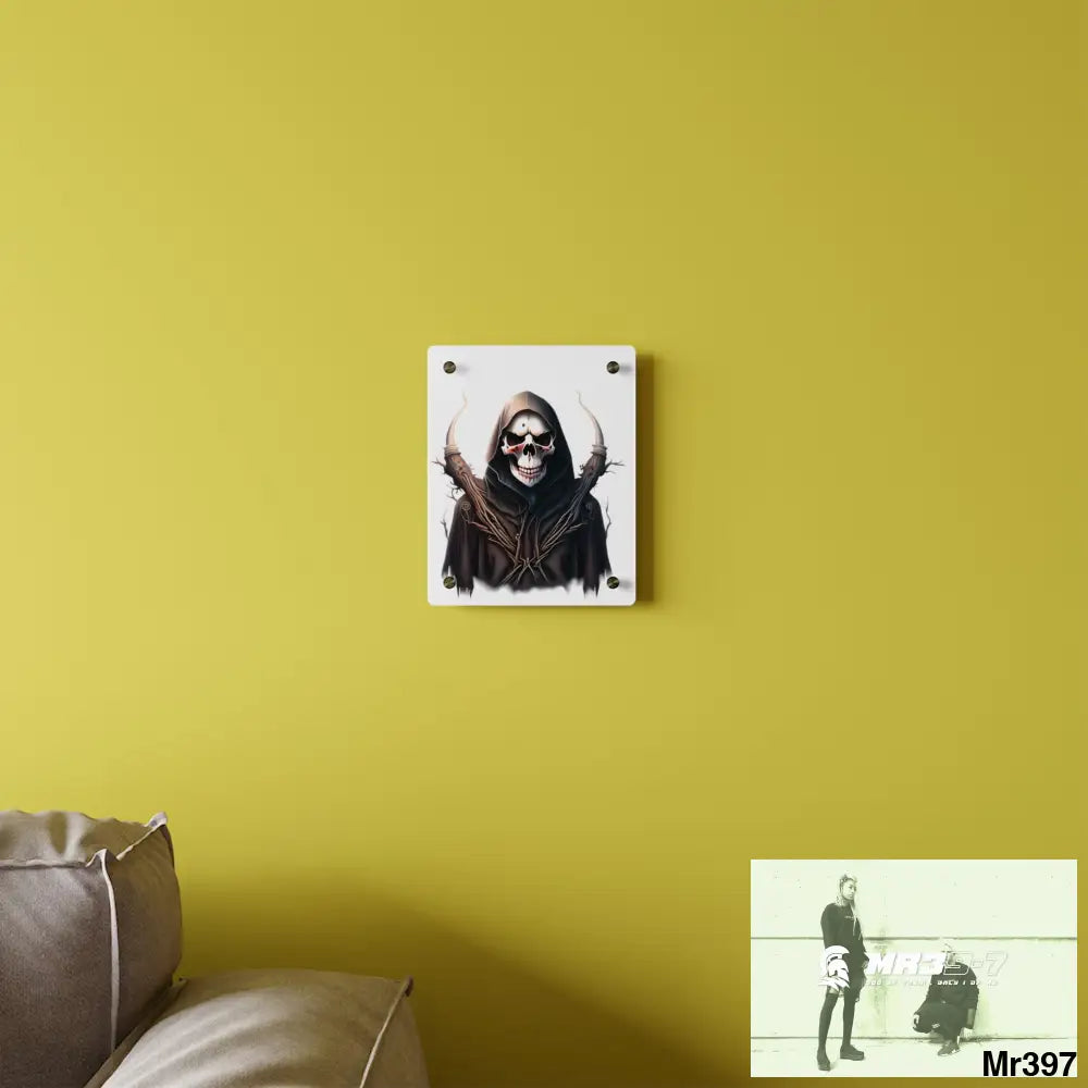 Halloween Reaper Graphic Wall Art Panels Home Decor