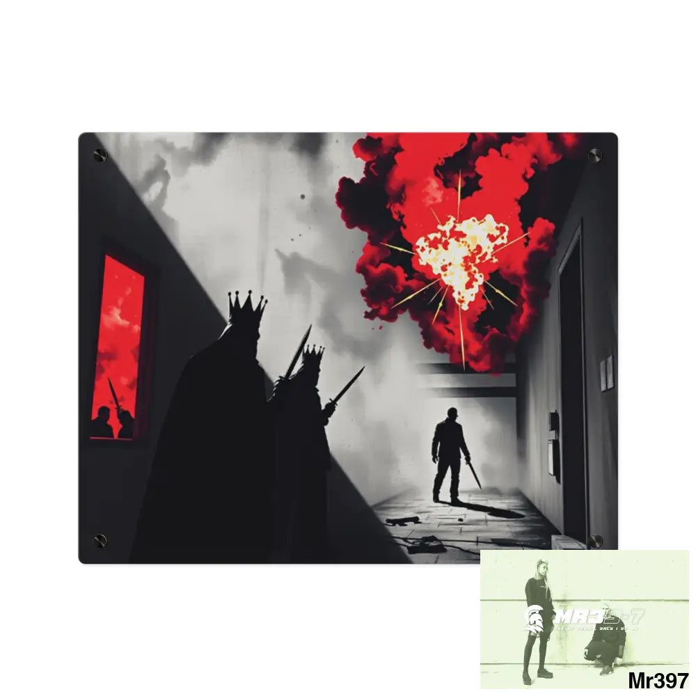 Hell Shadows no 2 2628 days Death Flat Covert Failures Ltd Edition no 22 Acrylic Wall Art Panels 20″ x 16″ (Horizontal)