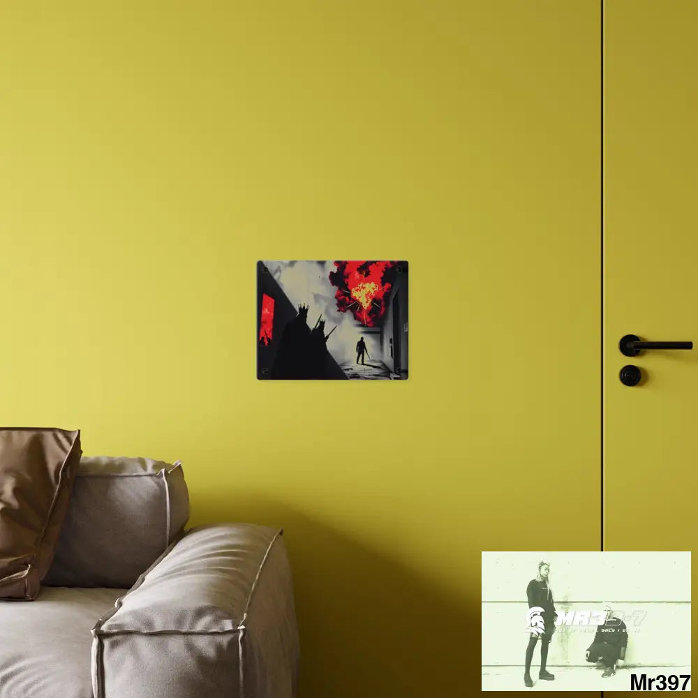 Hell Shadows no 2 2628 days Death Flat Covert Failures Ltd Edition no 22 Acrylic Wall Art Panels Home Decor