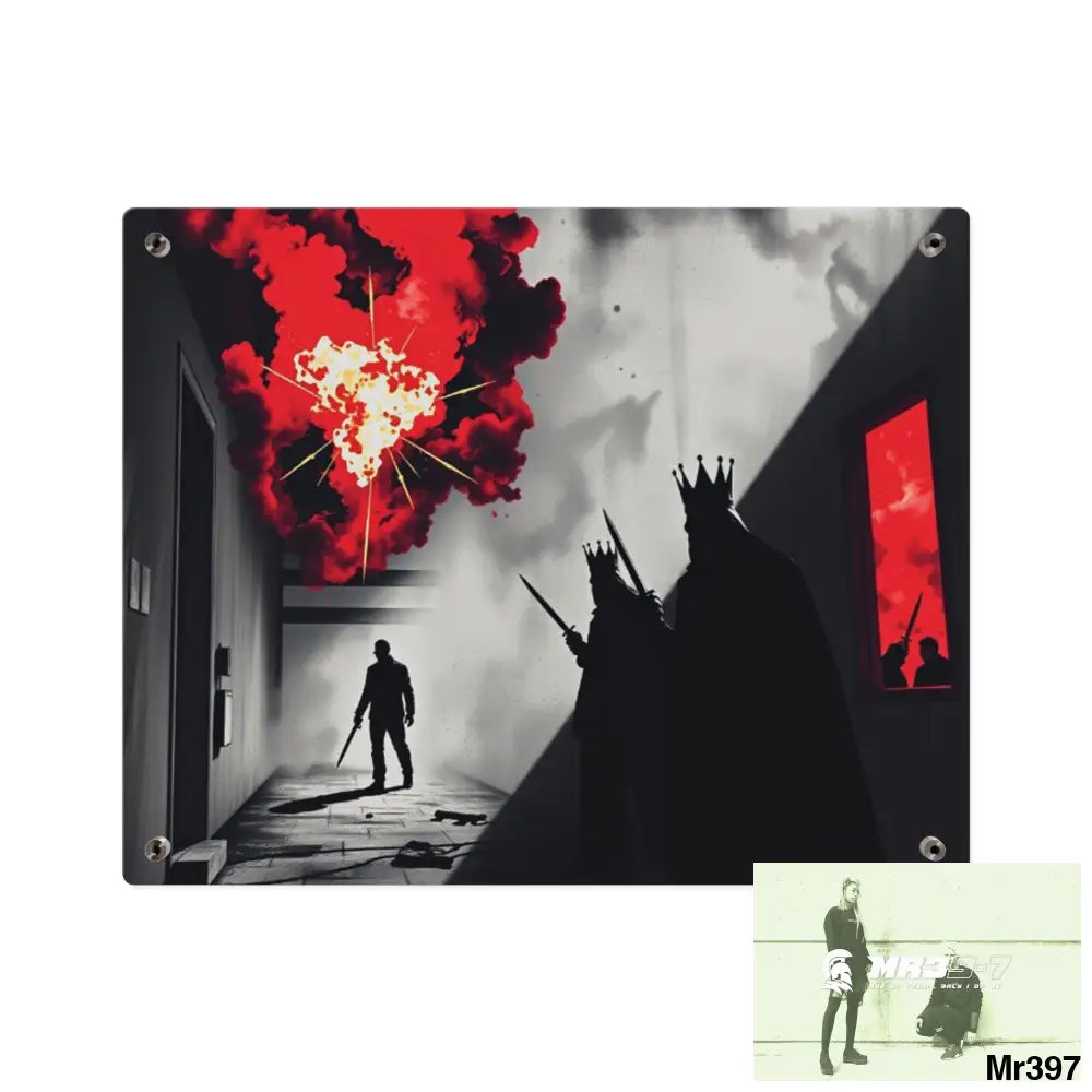 Hell Shadows no 2 2628 days Death Flat Covert Failures Ltd Edition no 22 Acrylic Wall Art Panels Home Decor