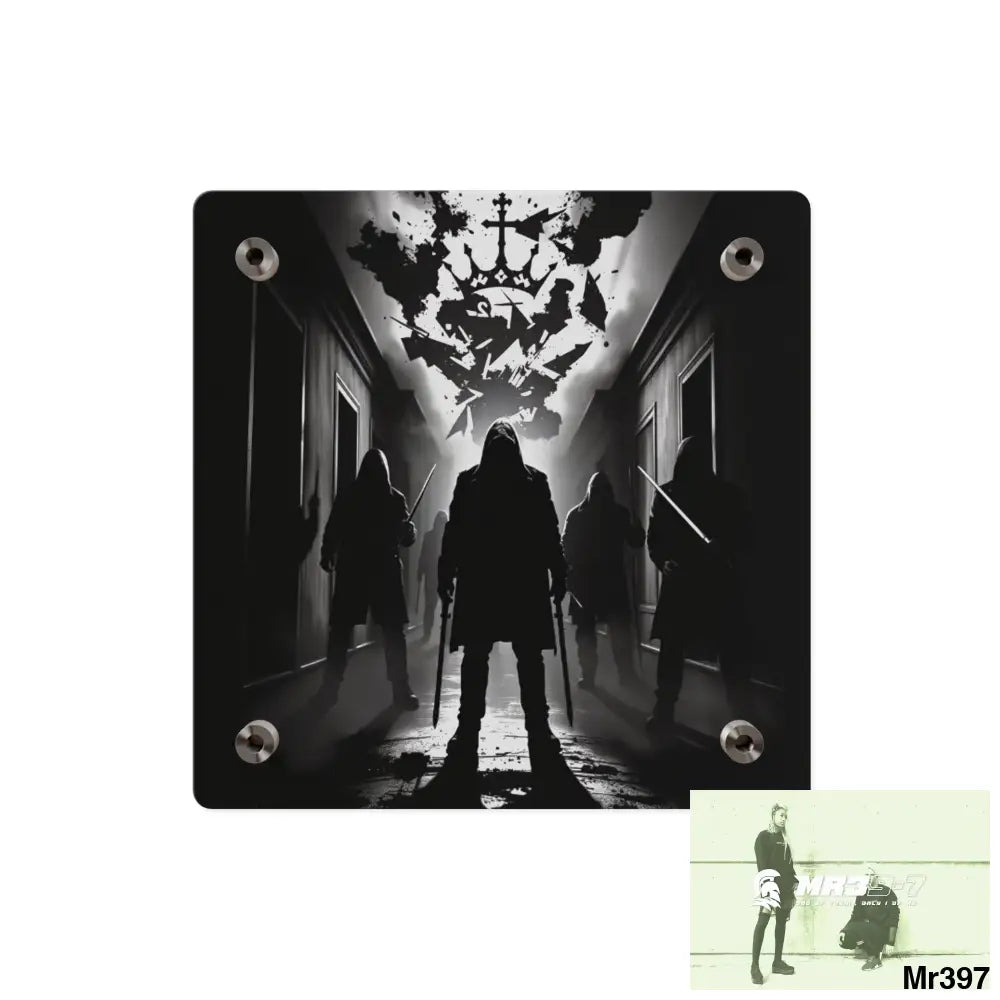 Hell Shadows no 3 2628 days Death Flat Covert Failures Ltd Edition no 22 Acrylic Wall Art Panels Home Decor