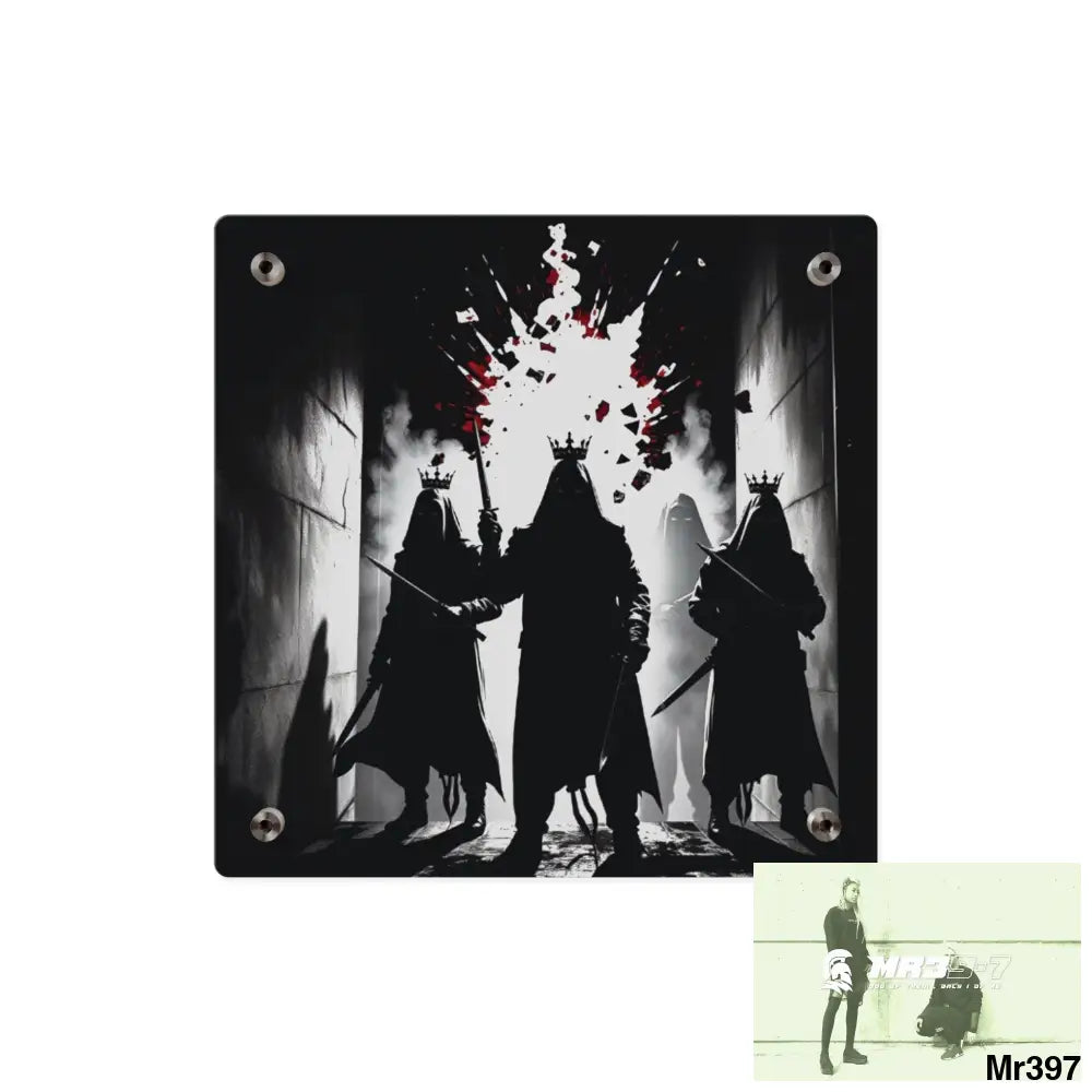 Hell Shadows no 4 2628 days Death Flat Covert Failures Ltd Edition no 22 Acrylic Wall Art Panels Home Decor