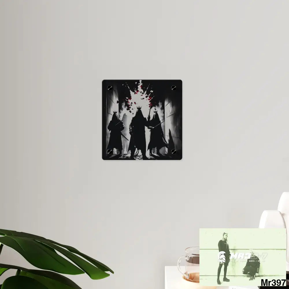 Hell Shadows no 4 2628 days Death Flat Covert Failures Ltd Edition no 22 Acrylic Wall Art Panels Home Decor