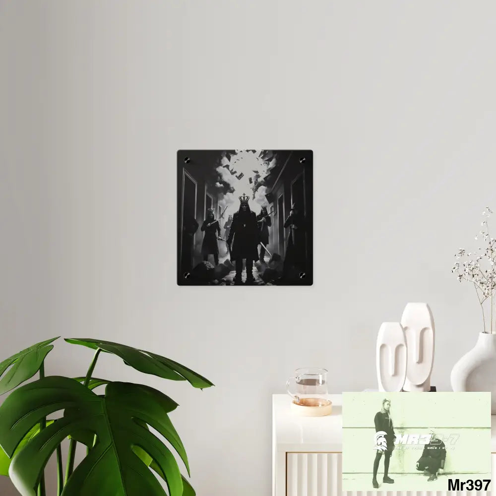 Hell Shadows no 5 2628 days Death Flat Covert Failures Ltd Edition no 22 Acrylic Wall Art Panels Home Decor