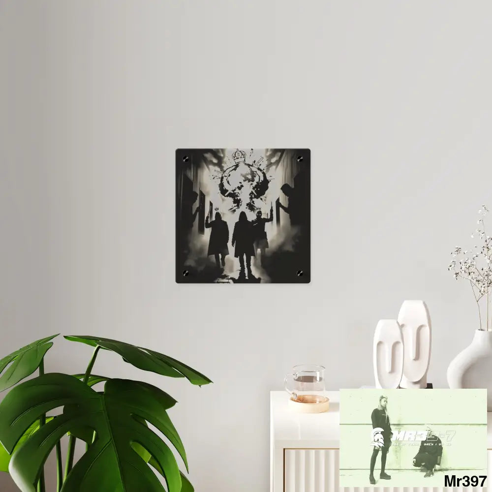 Hell Shadows no6 2628 days Death Flat Covert Failures Ltd Edition no 22 Acrylic Wall Art Panels Home Decor