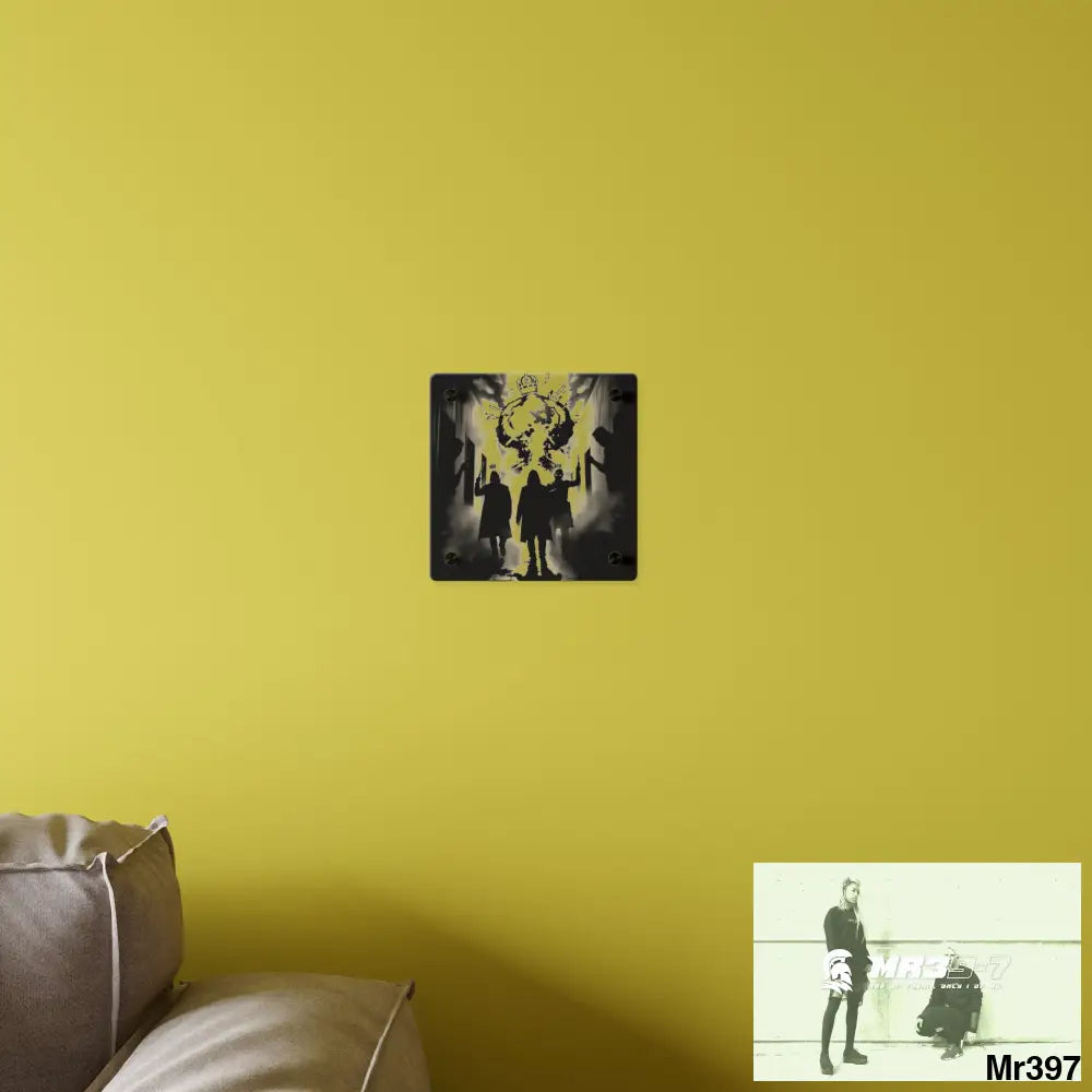 Hell Shadows no6 2628 days Death Flat Covert Failures Ltd Edition no 22 Acrylic Wall Art Panels Home Decor