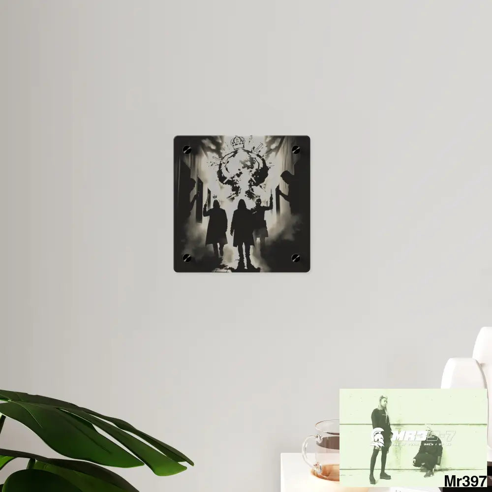 Hell Shadows no6 2628 days Death Flat Covert Failures Ltd Edition no 22 Acrylic Wall Art Panels Home Decor