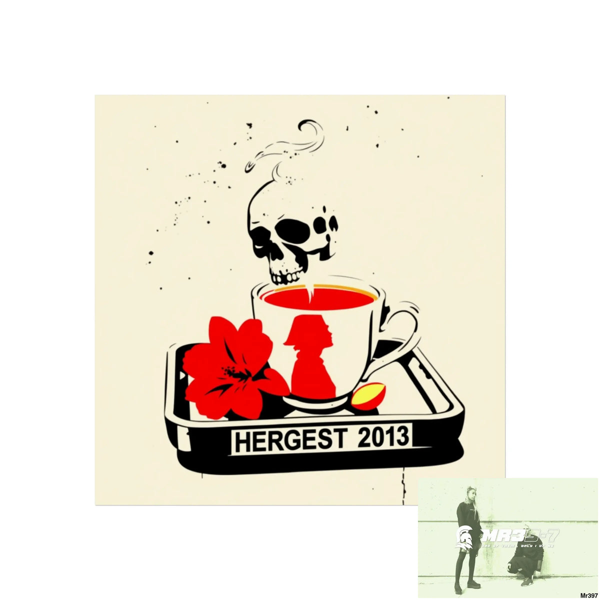 Hergest Cyanide Tea Assassination December 2013 no4 Fine Art Posters 16″ x 16″ / Matte Poster
