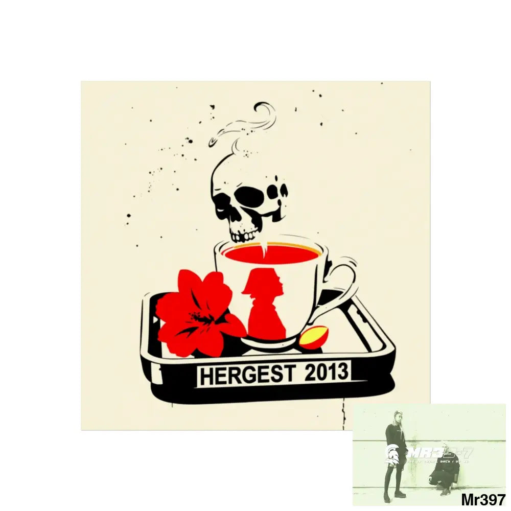 Hergest Cyanide Tea Assassination December 2013 no4 Fine Art Posters 24″ x 24″ / Matte Poster