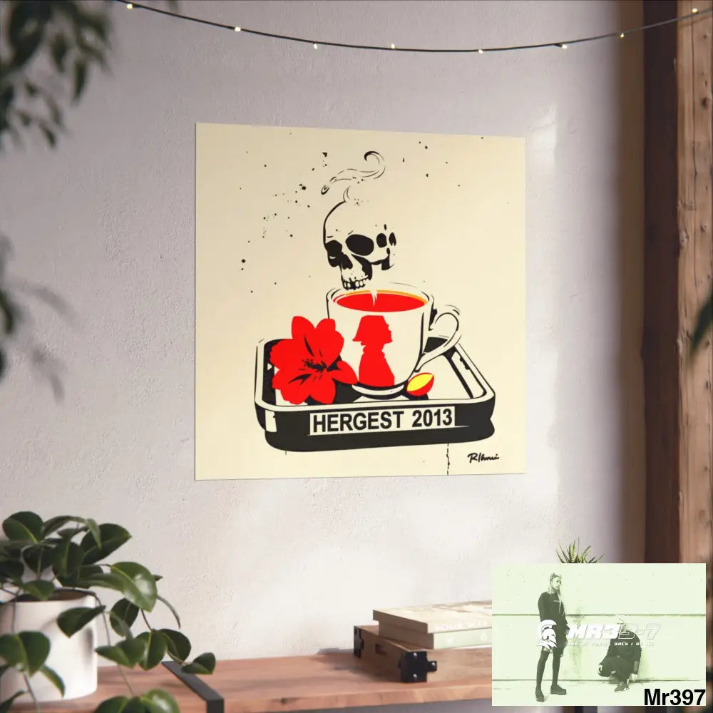 Hergest Cyanide Tea Assassination December 2013 no4 Fine Art Posters Poster