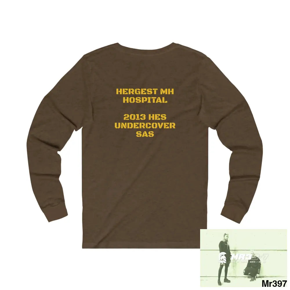 Hergest MH 2013 A1 Who Dares Wins Unisex Jersey Long Sleeve Tee Long-sleeve