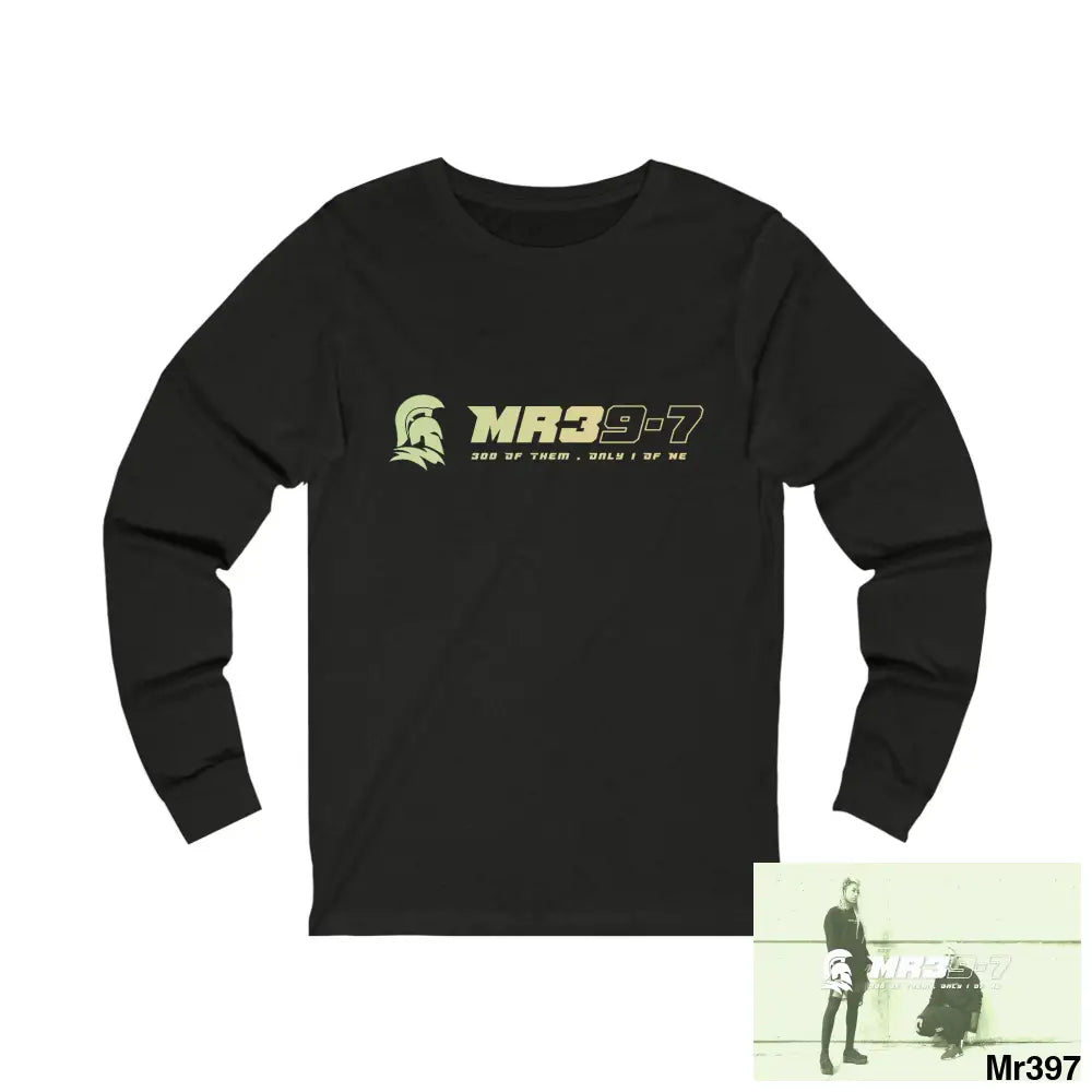 Hergest MH 2013 A1 Who Dares Wins Unisex Jersey Long Sleeve Tee M / Black Heather Long-sleeve
