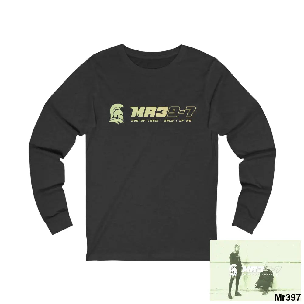 Hergest MH 2013 A1 Who Dares Wins Unisex Jersey Long Sleeve Tee M / Dark Grey Heather Long-sleeve