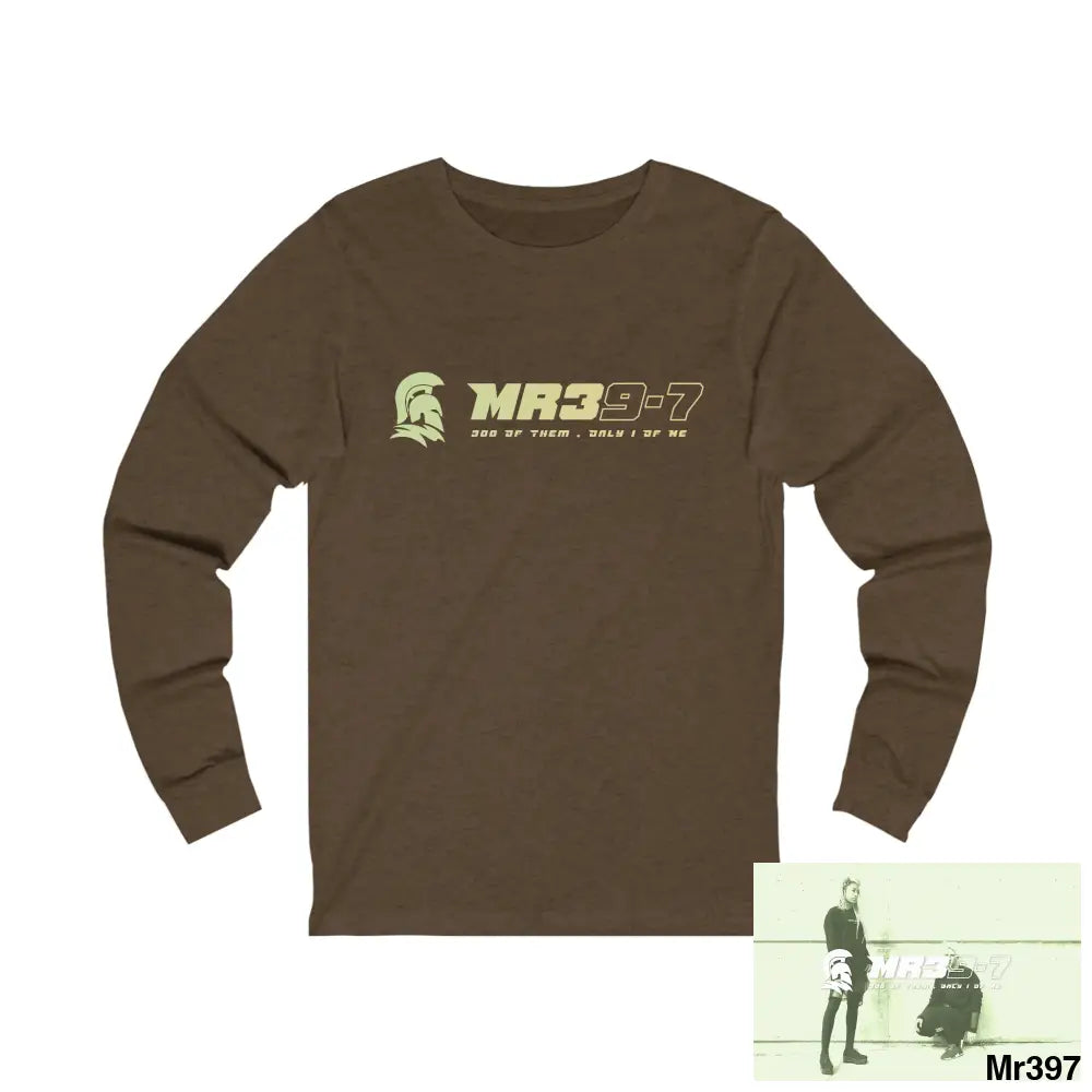 Hergest MH 2013 A1 Who Dares Wins Unisex Jersey Long Sleeve Tee S / Heather Brown Long-sleeve