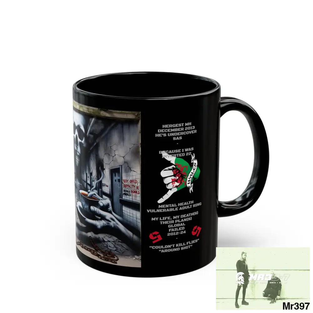 Hergest X3 SAS links MH VAR Cyanide Tea Assassination Fail no 2 11oz Tactical GB / Black Mug 11oz Mug