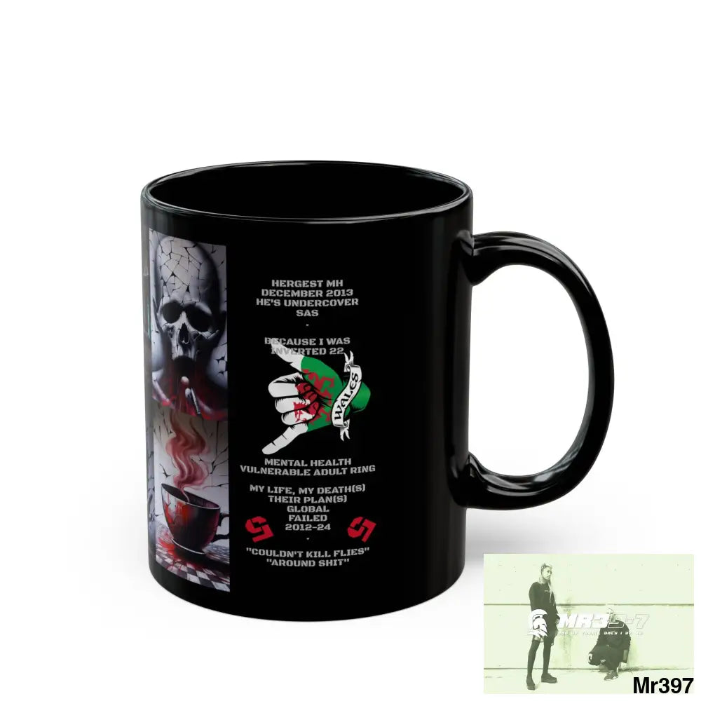 Hergest X3 SAS links MH VAR Cyanide Tea Assassination Fail no 3 11oz Tactical GB / Black Mug 11oz Mug