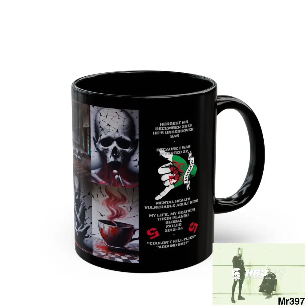 Hergest X3 SAS links MH VAR Cyanide Tea Assassination Fail no 3 11oz Tactical GB / Black Mug 11oz Mug