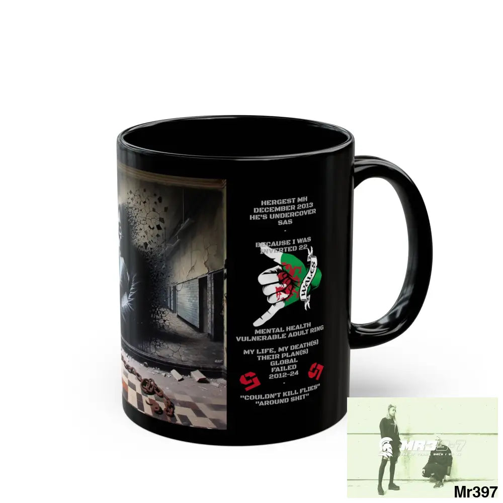 Hergest X3 SAS links MH VAR Cyanide Tea Assassination Fail no 4 11oz Tactical GB / Black Mug 11oz Mug