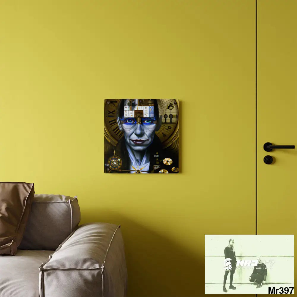 Hyper Realistic Male Tut Anch Amun Chess Karol Bak Abstract Acrylic Art Panels Home Decor