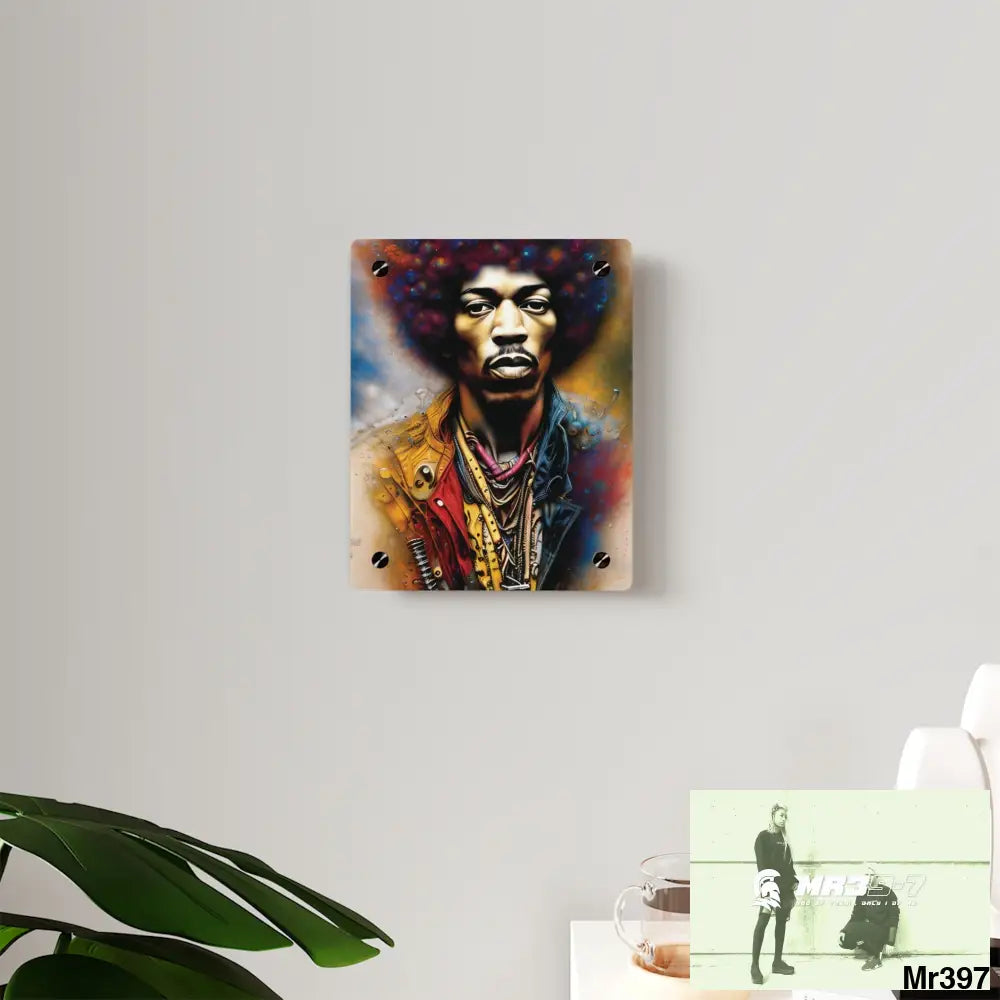 Jimmy Hendrix Experience Acrylic Wall Art Panels Home Decor