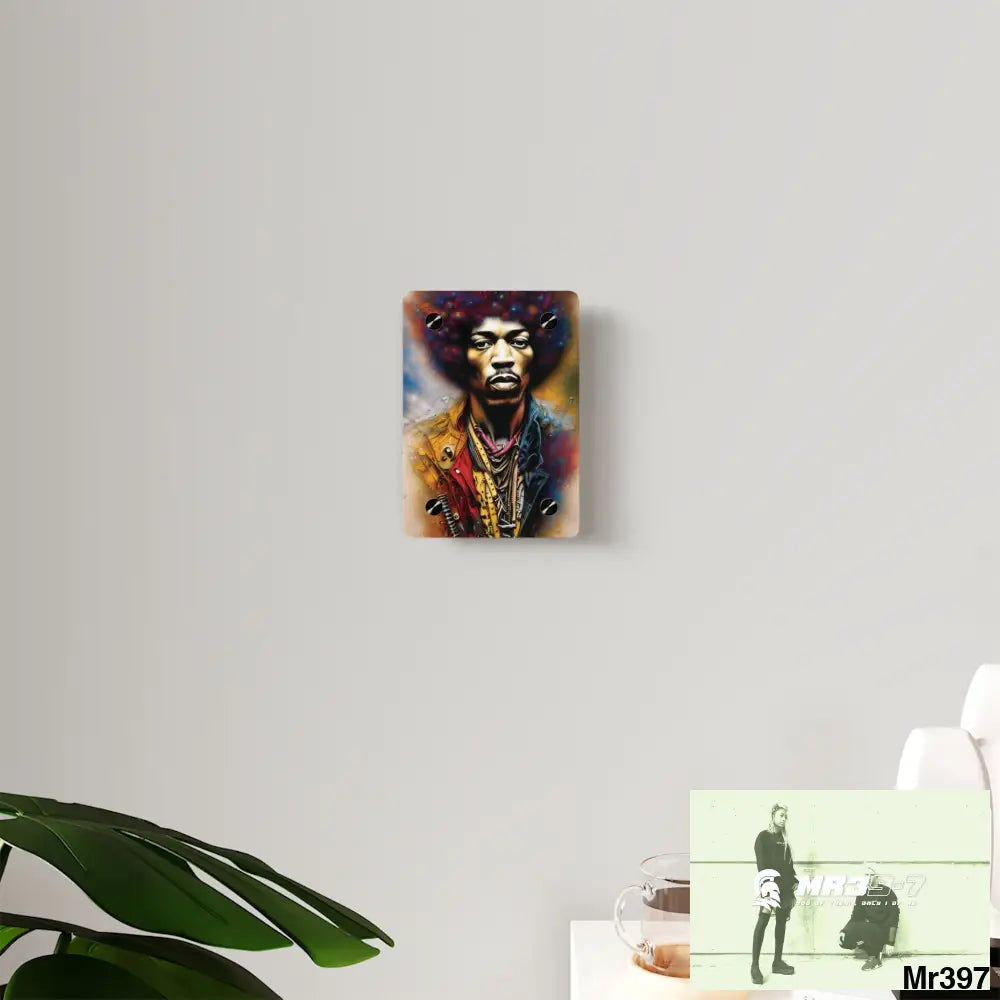 Jimmy Hendrix Experience Acrylic Wall Art Panels Home Decor