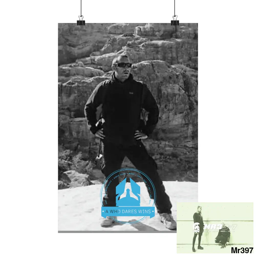 (Jordan) A Who Dares Wins Matte Vertical Posters 12″ x 18″ / Matte Poster