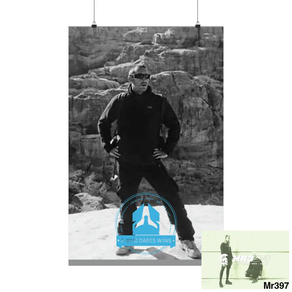 (Jordan) A Who Dares Wins Matte Vertical Posters 22’’ x 34’’ / Matte Poster