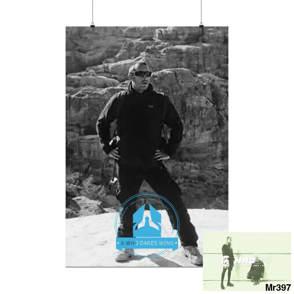 (Jordan) A Who Dares Wins Matte Vertical Posters 27’’ x 40’’ / Matte Poster