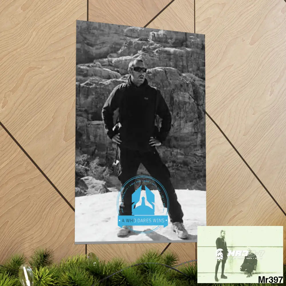 (Jordan) A Who Dares Wins Matte Vertical Posters Poster