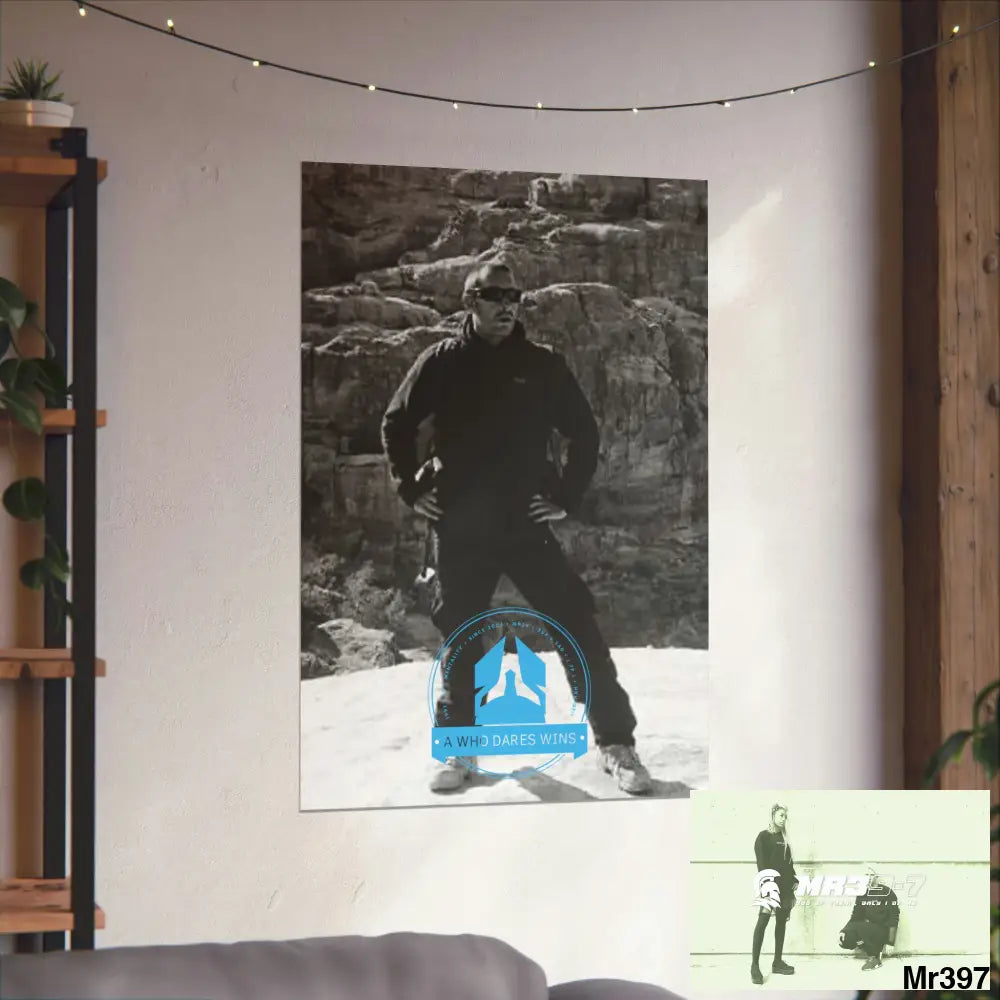 (Jordan) A Who Dares Wins Matte Vertical Posters Poster