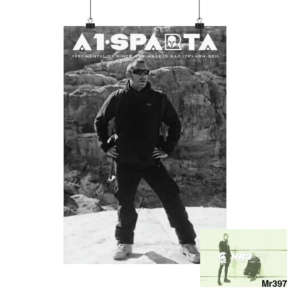 (Jordan) A1- Sparta Matte Vertical Posters 13’’ x 19’’ / Matte Poster