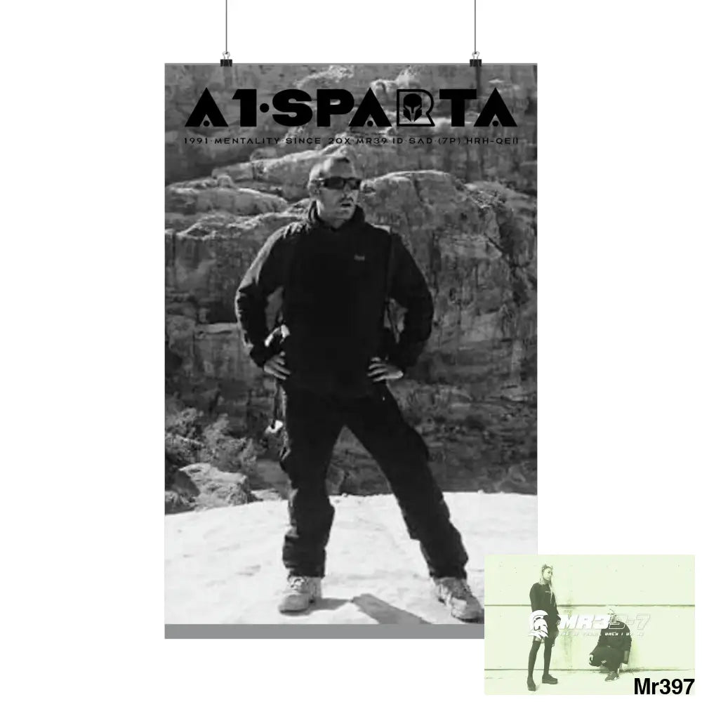 (Jordan) A1- Sparta Matte Vertical Posters 22’’ x 34’’ / Matte Poster