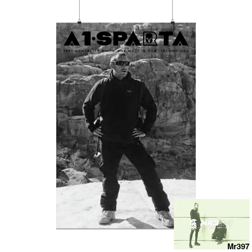 (Jordan) A1- Sparta Matte Vertical Posters 27’’ x 40’’ / Matte Poster