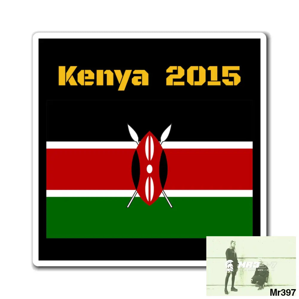 Kenya 2015 3’’ × 3’’ Paper products