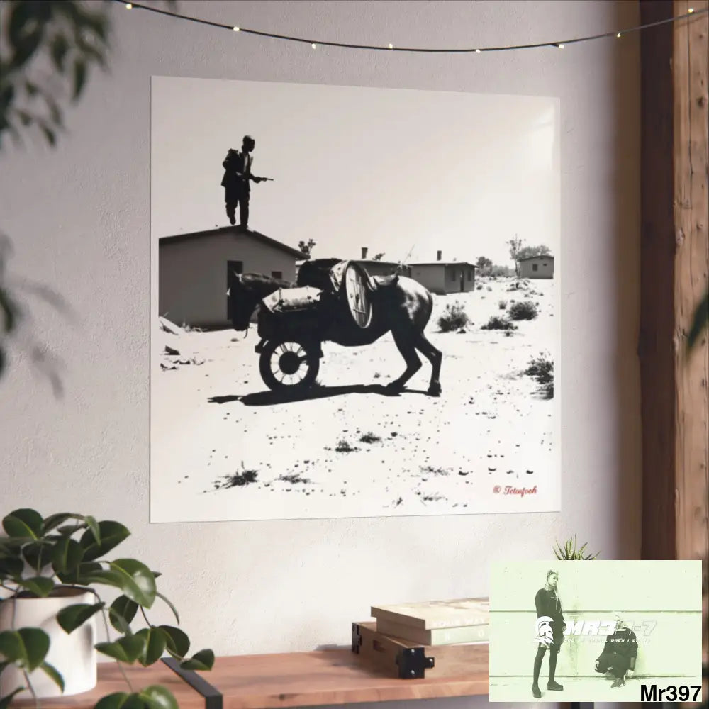 Kenya 2015 Banksy style Fine Art Posters Poster