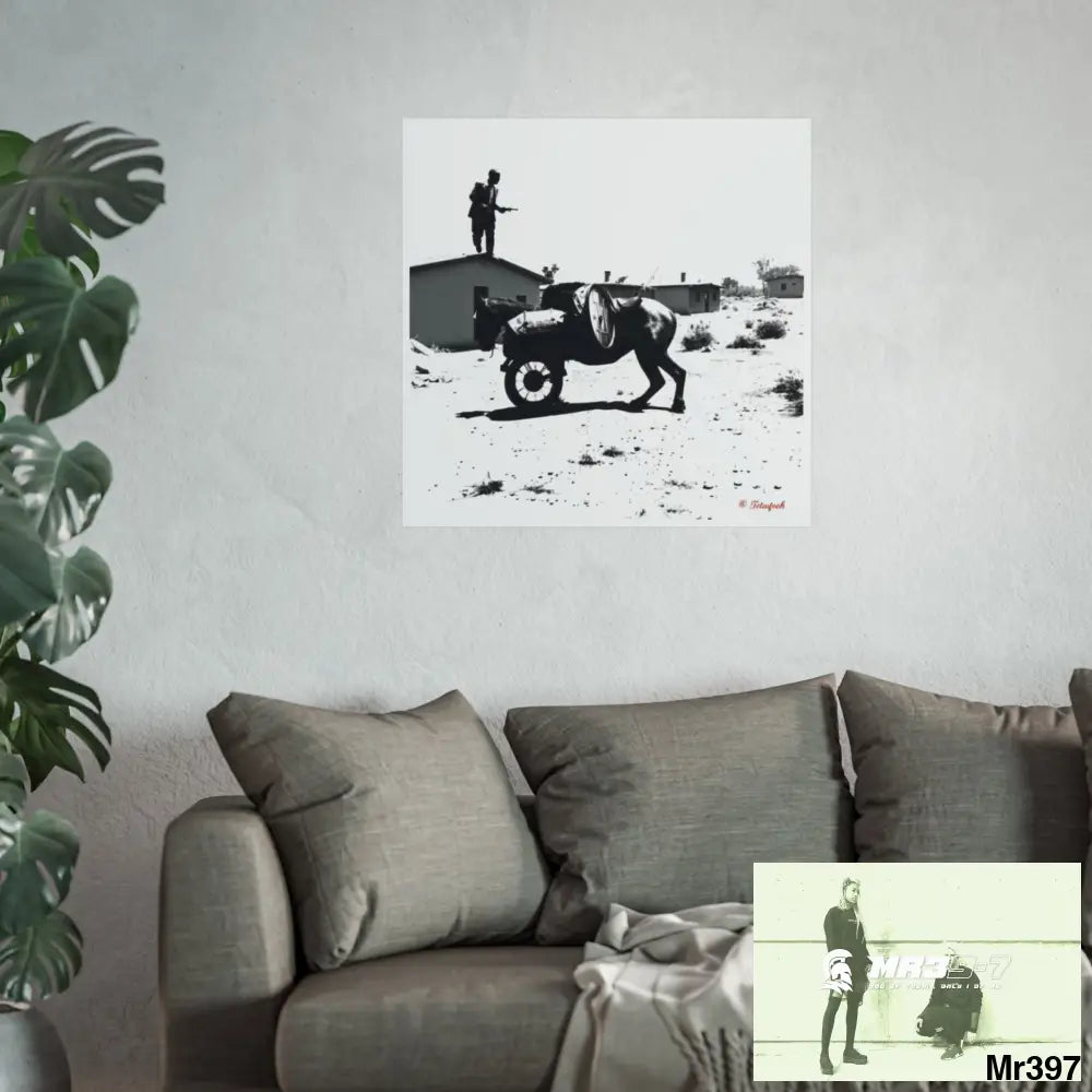 Kenya 2015 Banksy style Fine Art Posters Poster