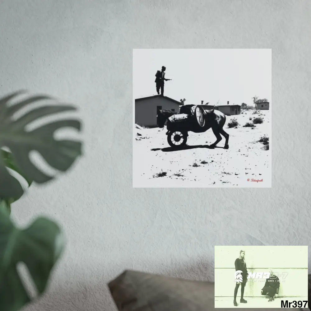 Kenya 2015 Banksy style Fine Art Posters Poster