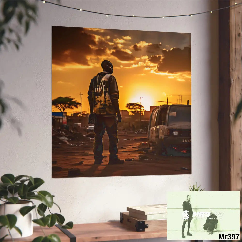 Kenya 2015 no 10 Banksy inspired Fine Art Posters Poster