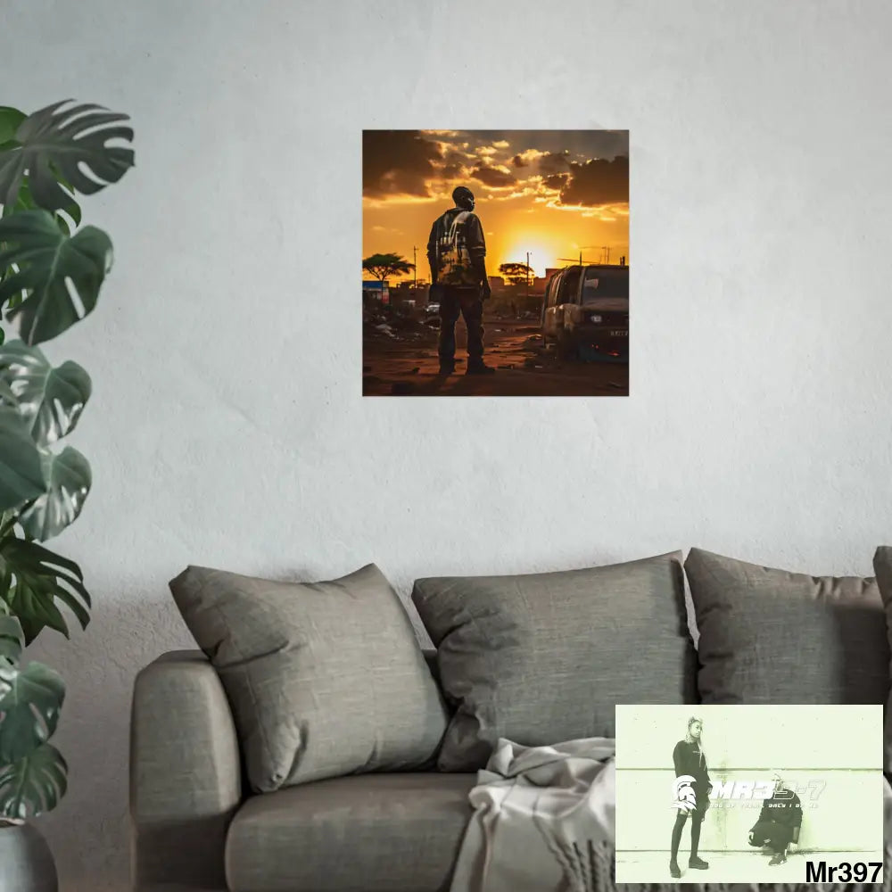 Kenya 2015 no 10 Banksy inspired Fine Art Posters Poster