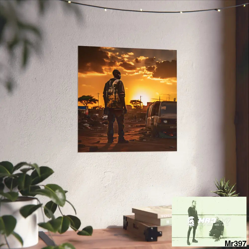 Kenya 2015 no 10 Banksy inspired Fine Art Posters Poster