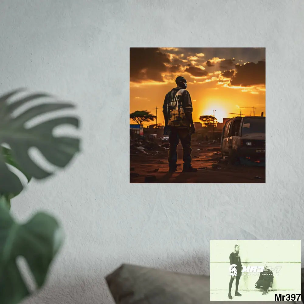 Kenya 2015 no 10 Banksy inspired Fine Art Posters Poster