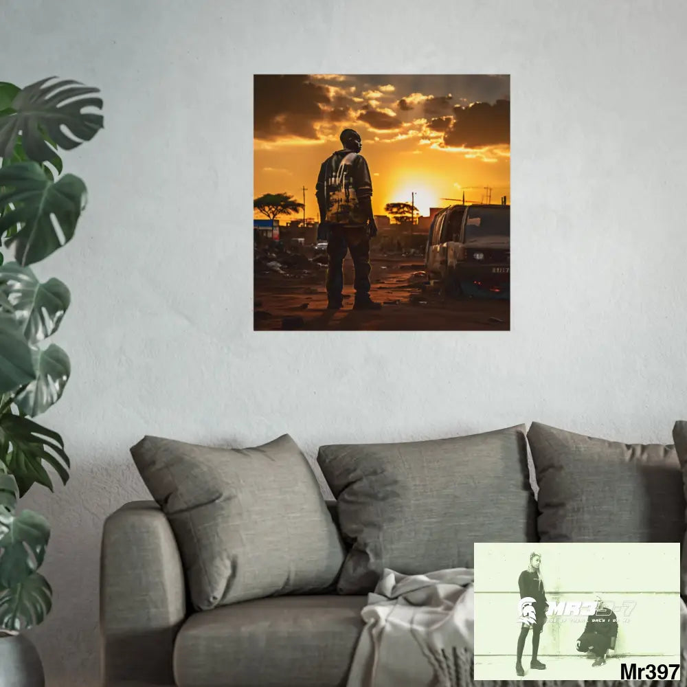 Kenya 2015 no 10 Banksy inspired Fine Art Posters Poster