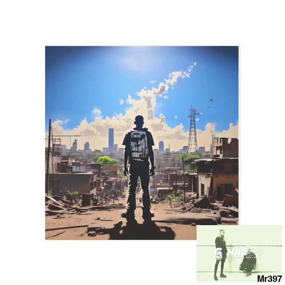 Kenya 2015 no 13 Banksy inspired Fine Art Posters 30″ x 30″ / Matte Poster