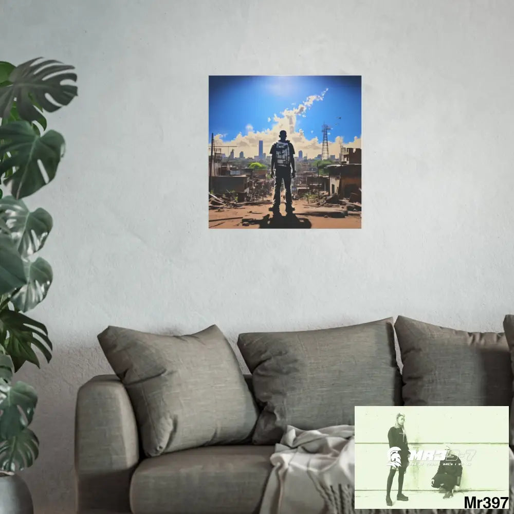 Kenya 2015 no 13 Banksy inspired Fine Art Posters Poster