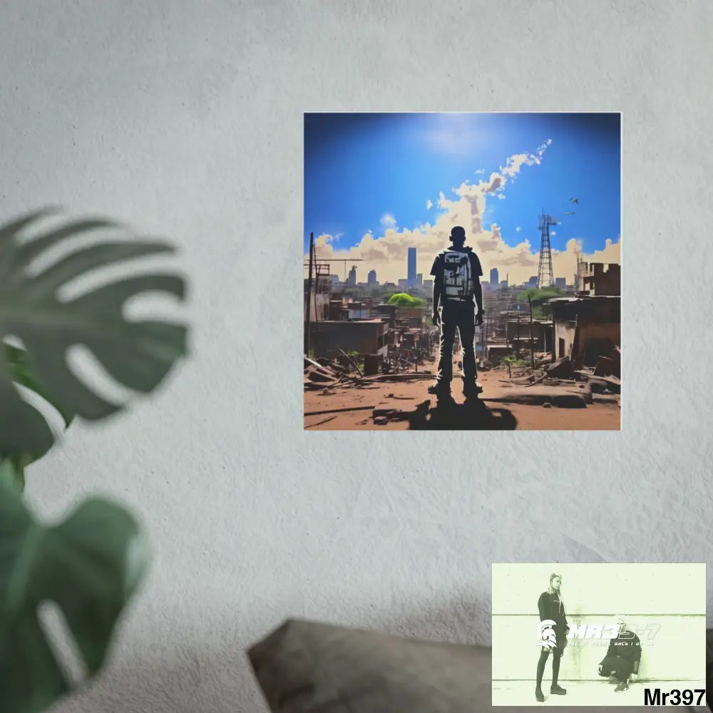 Kenya 2015 no 13 Banksy inspired Fine Art Posters Poster